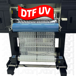 DTF UV - 59x100cm impressão uv com verniz 59x100    